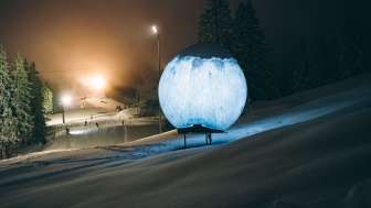 Flumserberg Galaxie, light, Chrüz piste, night skiing, Flumserberg, après-ski