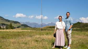 Martina Gassner & Manuel Rothmund on the Fursch Alp