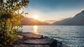Lake Walen, Murg, evening mood