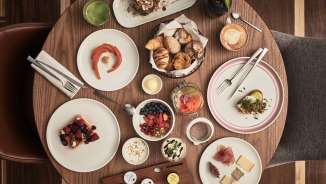 Breakfast table at Verve by sven