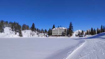 Berghotel Seebenalp in winter