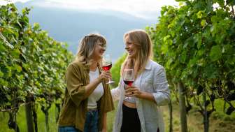 Fläsch, backpack wine tasting, Bündner Herrschaft, Maienfeld, wine drinking, picnic backpack, wine tasting, fall