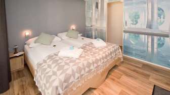Hotel room at Ragaz Castle