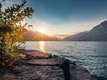 Murg beach at sunset