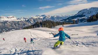 Children, snow, Prodalp, family skiing