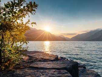 Lake Walen, Murg, evening mood